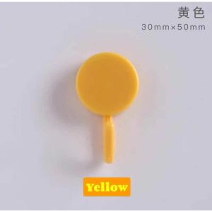 BnB Mall 1 Pc Colorful Cute Hook Free Punch Wall Sticker Seamless Hook Key Placement Classification For Kitchen Bathroom ALL/HK/7