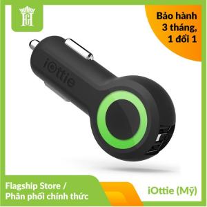 Sạc Điện Thoại Trên Ô Tô iOttie (Mỹ) RapidVolt Max Màu Đen Tích Hợp 2 Cổng USB - BH 3 Tháng - Hàng Chính Hãng / Smartphone car charger