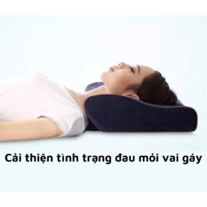 GỐI CAO SU NON NGỦ NHANH NHẬT BẢN GỐI NẲM ÊM ÁI CHO GIẤC NGỦ NGON