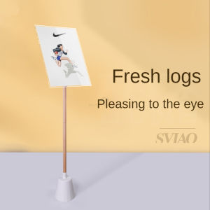 FANTASY T MALL Sviao A3 Shop Advertising Restaurant Coffee Poster Painting Photo Paint Wood Rack Frame Acrylic Sign Holder Display Shelf Stand store upright landing poster display stand advertising log POP stand