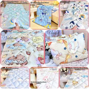 🌳SIÊU ĐẸP🌳 Nệm Cho Bé Tencel Viscose Mềm Mát Tấm Trải Trẻ Em Chần Bông Lông Vũ Cao Cấp KèmTúi Đựng _ Nemtot Bedding