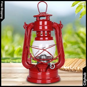 Kerosene Lantern for Outdoor Use - Metal Hurricane Lamp for Camping and Patio Lighting