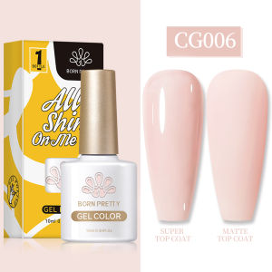 BORN PRETTY 10ml Nude UV Gel Nail Art Polish Pink Colors Glitter Soak Off Gel Varnish Led Semi Permanent Nail