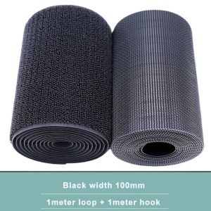 1M/Pair Sew on Hook and Loop Strips Soft Safe Non-Adhesive Fastener Hook Loop Tape Nylon Interlocking Tape For Sewing Accessorie