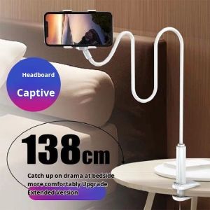 📱Flexible Bracket Bedside Lazy Phone Holder/Adjustable Bracket/Universal Bracket/Clamp Bracket/Portable Bracket For Bedroom/Bed/Desk Bed Head Spiral Lazy Phone Holder