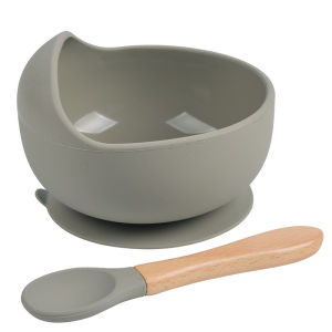 HL0472 Baby Silicone Suction Bowl Mangkok Makan Bayi Mangkuk Silikon