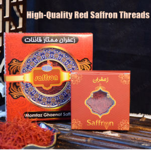 Pure and Fragrant Iranian Saffron  1g and 3g Iron Box Packaging