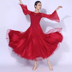 312Modern National Standard Dance High end Waltz Social Dance Big Swing Dress Competition Performance