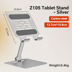 Lemorele Tablet Stand Portable Monitor Holder Adjustable Ipad Mount Metal Riser Clamp Phone Bracket