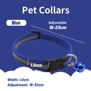 Kalung Kucing Kalung Anjing Bermotif Jejak Kucing Lonceng Pet Collar Aksesoris Hewan