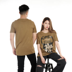 Polo Exchange - Kaos distro Pria/Wanita Terlaris "Open Your Mind" bahan Spandex kode 10075