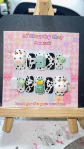 เล็บปลอมเล็บเจล - 100% งานติดอะไหล่ การ์ตูนน่ารักๆ ราคาถูก กาวตะไบ