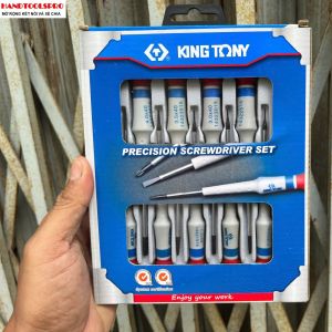 Bộ vít điện tử dẹp 9 cái hệ mét Kingtony 32209MR