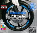Yamaha Mio Gear 125 mags sticker set front and rear / free EVO sticker. 