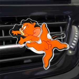 Car Air Freshener Vent Perfume Diffuser Tom and Jerry Rotating Propeller Interior Air Outlet Decor