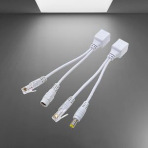 network kabel poe Splitter Cable POE set putih switching