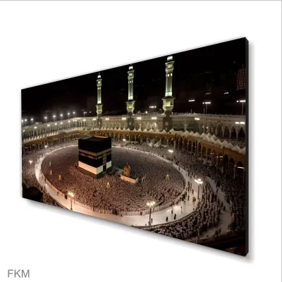 Dekorasi ruang tamu foto kabah poto masjidil haram pajangan rumah hiasan dinding kabah mekah