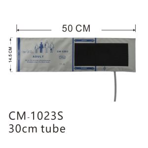 6 Size of Blood Pressure Cuff Nibp Cuffs Gray Imitation Leather Cuff Reusable Blood Pressure Cuffs Nibp Cuff Single Tube for Min*dr*ay Mec1000 Patient Monitor