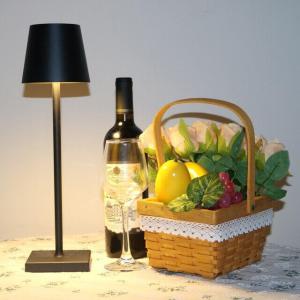 [NaJUAN]  Rechargeable Table Lamp Waterproof IP54 USB Energy Saving Lighting Cordless Table Lamp Aluminum Body Portable Light Bedroom