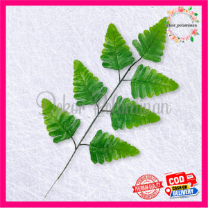 [1 PCS] DAUN PALM PILLOW LEATHER FERN ARTIFICIAL JARI-JARI - DAUN PALEM UNTUK HIASAN PERNIKAHAN MURAH DAUN PALM DURI PLASTIK DEKORASI