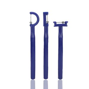 3pcs Tongue Tip Lateralization Elevation Tool Alat Pelatih Fleksibilitas Ujung Lidah Terapi Wicara Untuk Anak-Anak