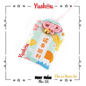 Móc khóa Yushou May Mắn - Mẫu 58 - Chư Sự Thuận Lợi (Kiểu Omamori) Có sẵn