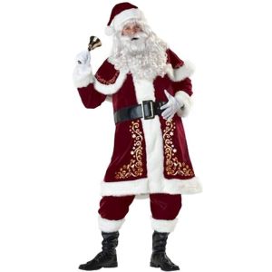 Christmas Hot-Selling Santa Claus Couple Outfit Green Elf Men and Women Festival Party Stage Performance Costume
