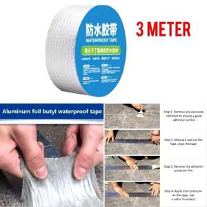 (Star) Lakban Anti Bocor Aluminium Foil Waterproof Tape Tahan Panas Anti Air Serbaguna