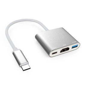 3 In 1Type C to HDMI Adapter 4K Hub Fast Charging Port Converter Support For TV Laptops Tablet