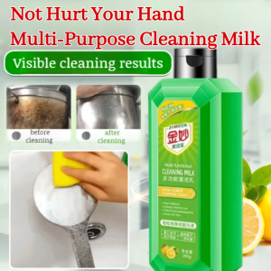 【99.9%Decontamination】Multipurpose Cleaning Milk Floor Bathroom Tile Cleaner White Shoe Cleaning Milk Powerful Stain Remover/Bathroom Cleaning Milk Multifunctional Cleanser Bathroom Tile Floor Gentle Cleaner