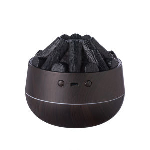 Volcano Charcoal Humidifier Silent Desktop Portable Large Mist Simulation Mini Humidifier