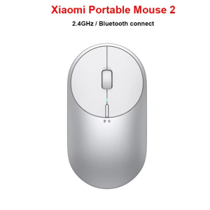 Original Xiaomi Portable Mouse 2 Optical Wireless Bluetooth 4.2 RF 2.4GHz 4000DPI Adjustable Dual Mode Connect