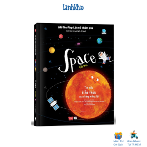Sách Lift The Flap Lật Mở Khám Phá - Space - Vũ Trụ - Cho Thiếu Nhi 5 - 12 Tuổi (Đinh Tị)