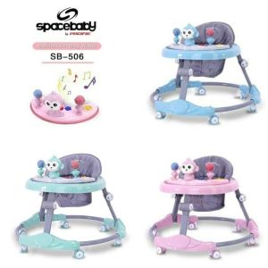 Spacebaby Space Baby Walker Kereta Dorong anak Apolo Musik SB - 506 - 507 - 509