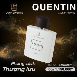 [ HÀNG CHÍNH HÃNG PARIS ] Nước hoa nam cao cấp Laura Paris Quentin No.5 Laura Sunshine chai 100ml. Nước hoa nam thượng lưu lịch lãm nam tính. Lưu hương rất lâu. Nước hoa laurasunshine nước hoa nam nước hoa nam nhật kim anh.