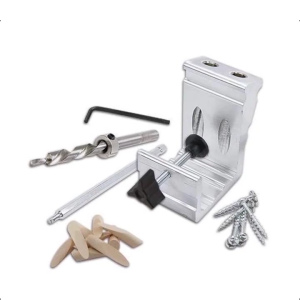 Linh Hoạt Bộ Dụng Cụ khuôn dẫn lỗ khoan hốc Chế Biến Gỗ Góc Lỗ Bộ gá lắp 15 ° Chế Biến Gỗ lỗ lệch Jig mũi khoan Phụ Kiện