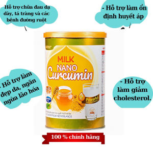 Sữa nghệ Nano Curcumin - Hỗ Trợ Chữa Đau Dạ Dày Đại Tràng - Tốt Cho Mẹ Sau Sinh - Lợi Sữa - Giúp đẹp da - Chống Lão Hóa