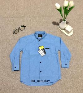Kemeja Anak Laki-Laki/Kemeja Anak Umur 1-14 tahun/Kemeja Anak Laki-Laki Lengan Panjang/Kemeja Anak Terbaru Bahan Katun Super Poplin & Oxspord/Bil Barqah17