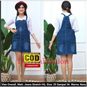 OVERALL JUMPSUIT WANITA VIAN LAPAKSPORT CELANA KODOK WANITA PENDEK