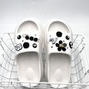 10Pcs/Set Fashionable INS Style Crocs Jibbitz Charms Shoe Floral 3D Detachable Buckle Decoration for Crocs