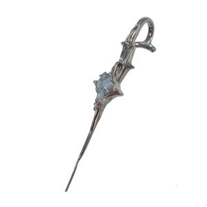 Four-Pointed Star Puncture Ear Needle Earrings Niche Advanced Anti-sensitive Front and Back Smooth Fashion Ear Bridge