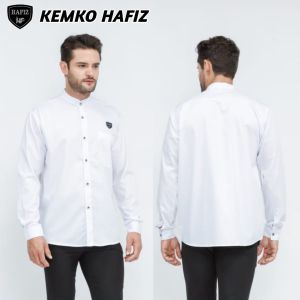 BAJU KOKO PRIA DEWASA POLOS LENGAN PANJANG TERBARU / BAJU KEMEJA KOKO SANTRI AZZAHIR GUS AZMI TERBARU LENGAN PANJANG