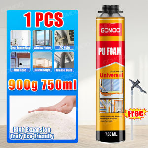 ✨Free Putty✨ PU Foam Sealant 750ml High Expansion Rate Expanding Foam Fills Cracks Joints Gaps Around Pipes Vents Waterproof Quick Drying Foam Gap Filler Sealant Foam Spray