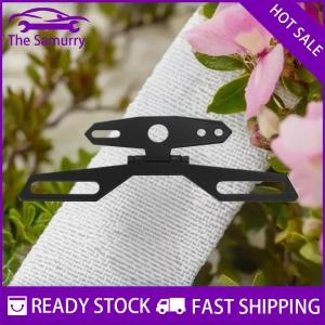 Samurry ✨Hot Sale✨ Motorcycle License Plate Bracket Taillight Mount Support Foldable Number Plate Holder Universal Motorbike Accessories