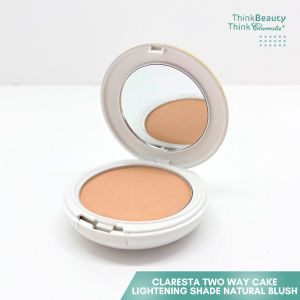 (Bentuk Bulat) Claresta Lightening Two Way Cake Natural Blush