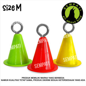 SEMPATI Alat Latih Koprok Parrot Trik Mainan Burung Parrot Parkit Paruh Bengkok Macaw Sunconure Afgrey Nuri Beo Falk Monk Lovebird Mainan Edukasi Burung Cerdas Pintar Mainan Atraksi Burung