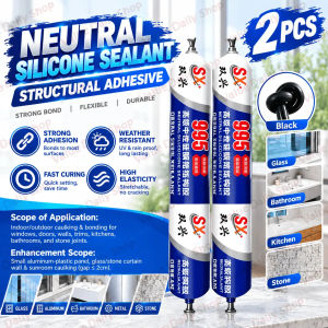 BUY 1 TAKE 1 590mlWetherproof Silicone Sealant Waterproof Silicone Sealant 9900 Neutral Silicone Sealant Sausage for Windows Doors and Facades