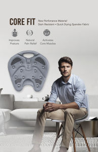 [BACKJOY] Cooling SitSmart Core Fit for a Healthier Posture & Spine - Grey NOW $84.90 UP $120.90