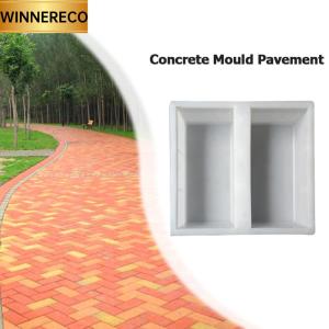 DIY Garden Path Concrete Brick Tile Courtyard Walkway Path Corridor Concrete Driveway Stone Path for Home Garden