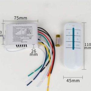 Remote Saklar On Off Saklar Remote 4 Chanel Saklar Wireless 220v Universal Remot Saklar Lampu